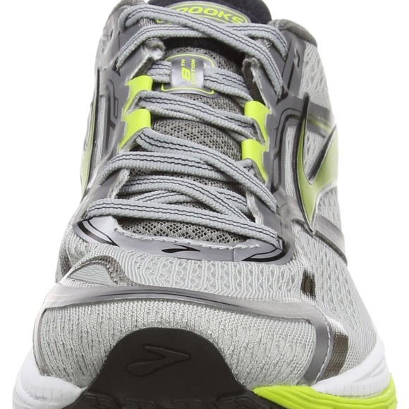 Brooks Ghost Men’s Size 10 Ghost Gry/Yellow Sneakers - Picture 5 of 8